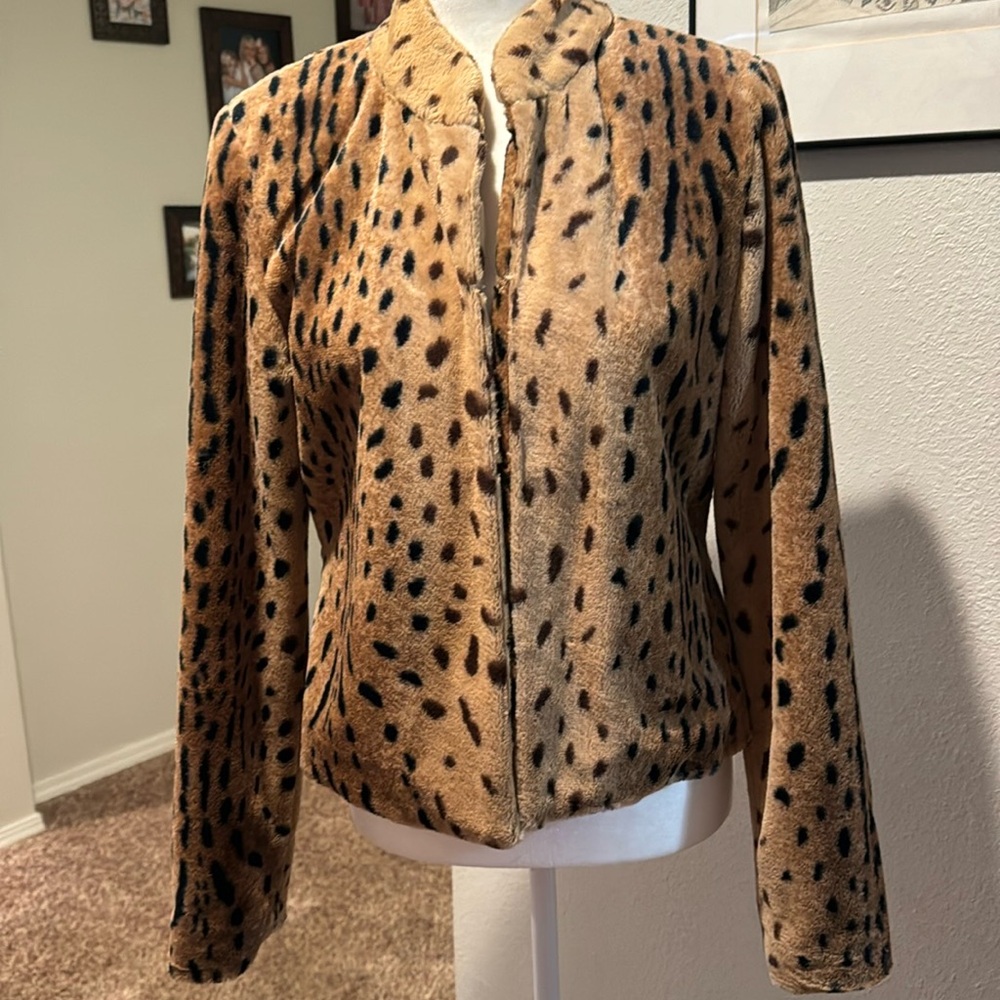 Kate Rosy faux fur jacket size M